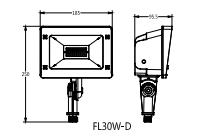 30W-LED-Flood-Light-product-size-image3