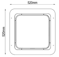 led-canopy-light-150w-3421-dimension1