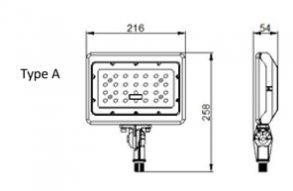 LED Flood Light 50W--TYPE-A