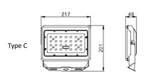 LED Flood Light 50W-TYPE C